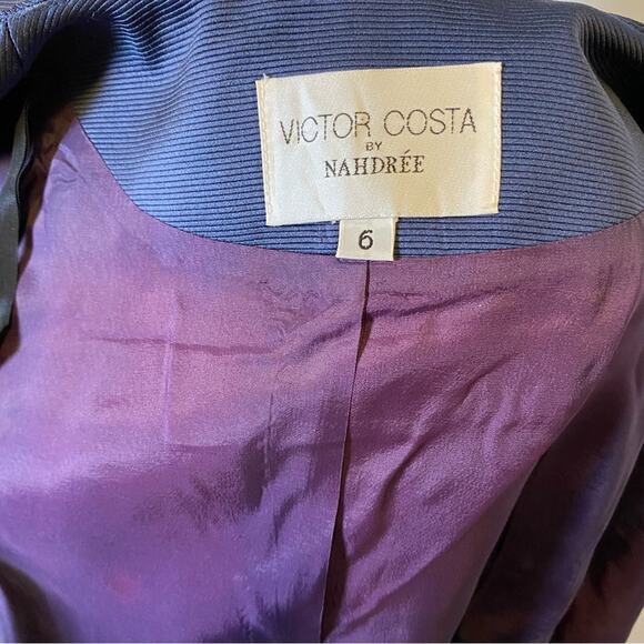 Vintage Victor Costa by NAHREE Women's Jacket Size 6 Cocktail Evening Party - Picture 7 of 12